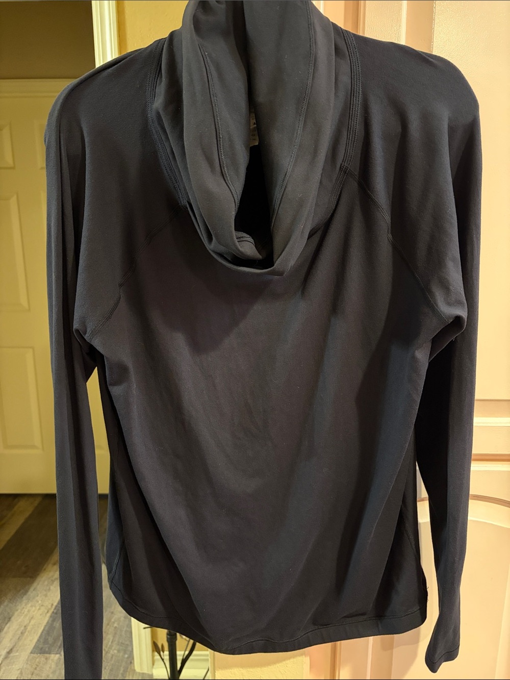 lululemon athletica Black Cowl Neck Long Sleeve Sweater